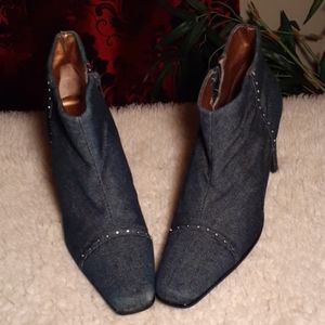 Beautiful Blue Denim Boots